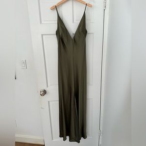 Green bridesmaid dress
